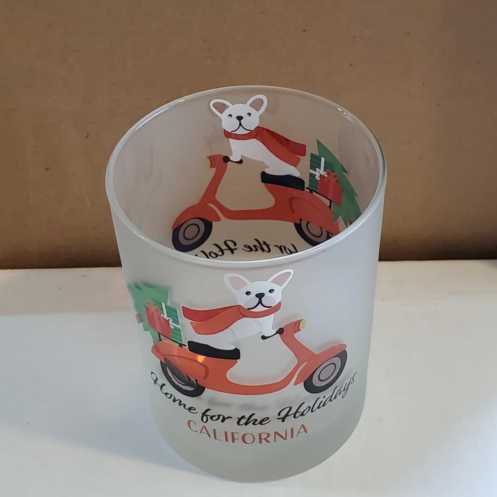 Set of 2 Christmas drinking‎ glasses